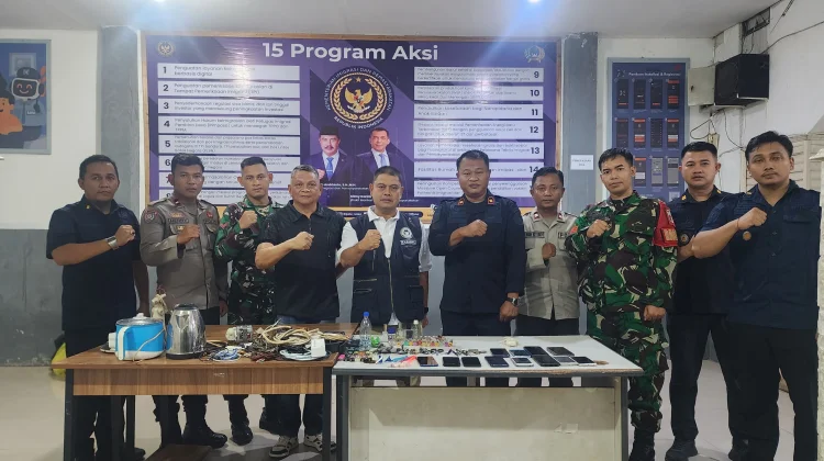 Ditjenpas Sulteng Sita Sejumlah Barang Terlarang di Rutan Palu
