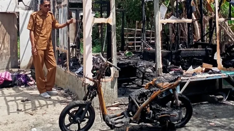 Korsleting Listrik, Satu Rumah di Kasimbar Parimo Terbakar