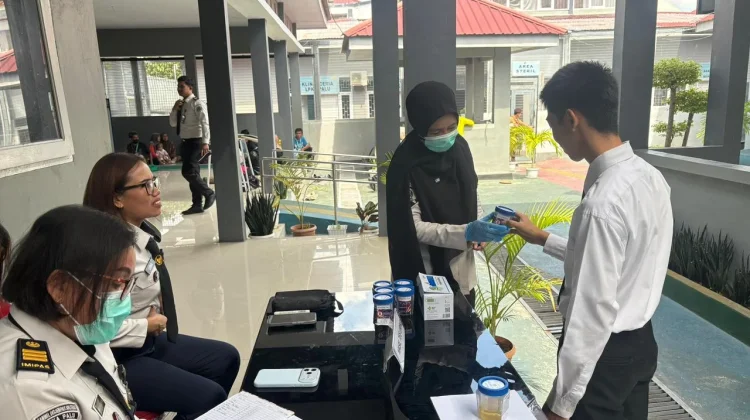 LPKA Palu Gelar Tes Urine Acak dan Perketat Pengawasan Program Halinar