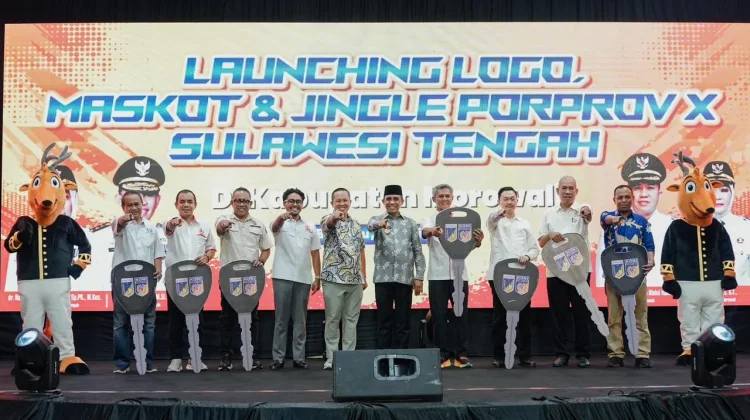 Logo, Maskot, dan Jingle Porprov X Sulteng 2026 Resmi Diluncurkan