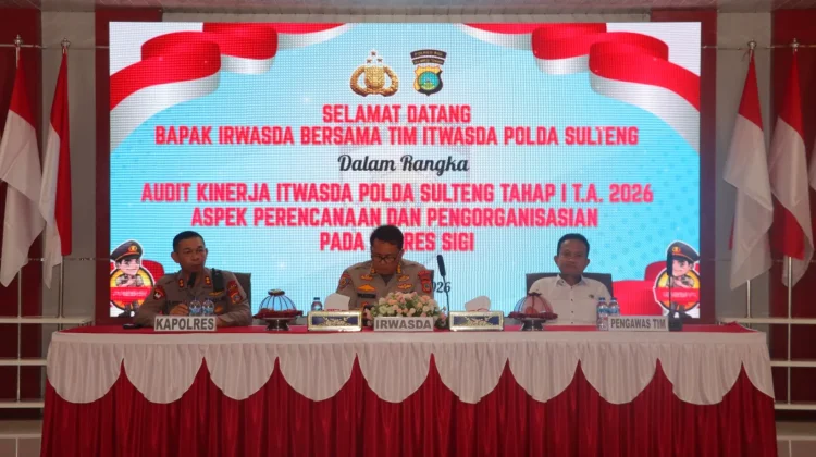 Polres Sigi Audit Kinerja 2026, Kapolres: Jadi Bahan Evaluasi dan Peningkatan
