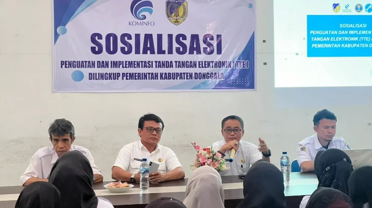 Diskominfo Donggala Percepat Penerapan TTE dan SPBE