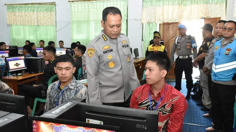 Rekrutmen Polri 2026, Polda Sulteng Sebar Ujian CAT di Dua Sekolah Palu