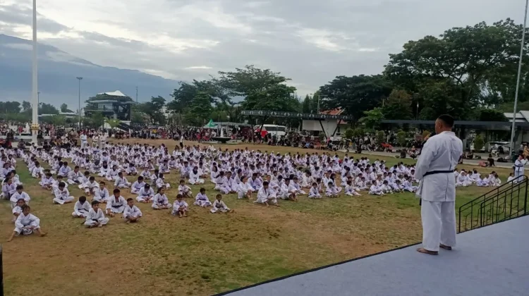Ratusan Karateka Perkuat Persaudaraan lewat Latihan Gabungan FORKI Sulteng
