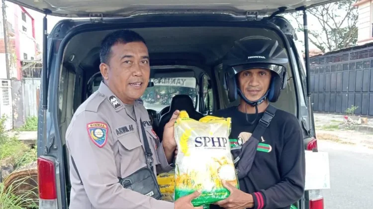 Gelar Pasar Murah, Polres Parigi Moutong Salurkan Seratus Kilogram Beras