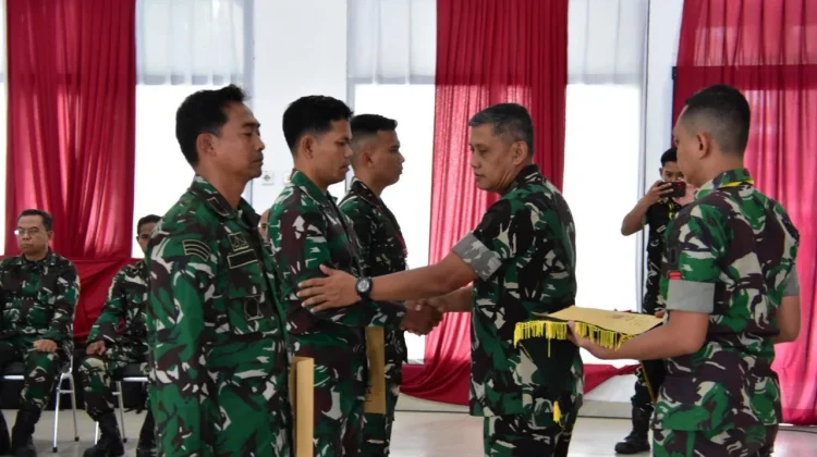 Kasdam XXIII/PW Tutup Penataran Litpers, Tekankan Integritas dan Profesionalisme