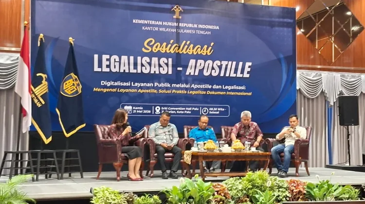 Kemenkum Sulteng Pangkas Birokrasi Dokumen Internasional lewat Apostille