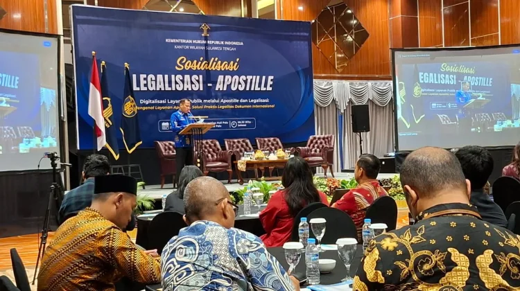 Kemenkum Sulteng Terbitkan 71 Dokumen Apostille sejak Awal 2026