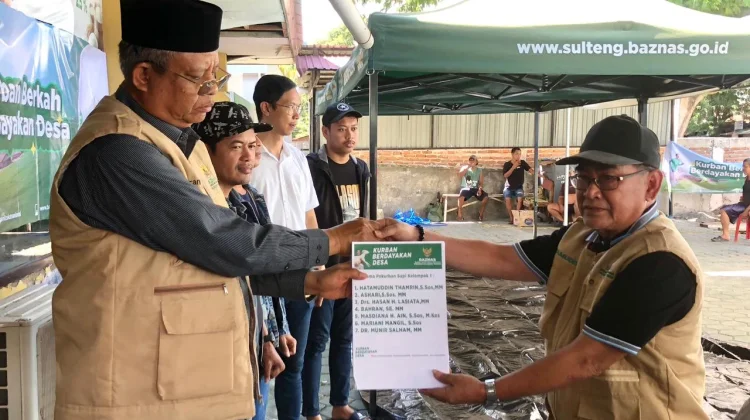 Baznas Sulteng Sembelih 10 Ekor Sapi untuk Wilayah Terpencil dan Disabilitas
