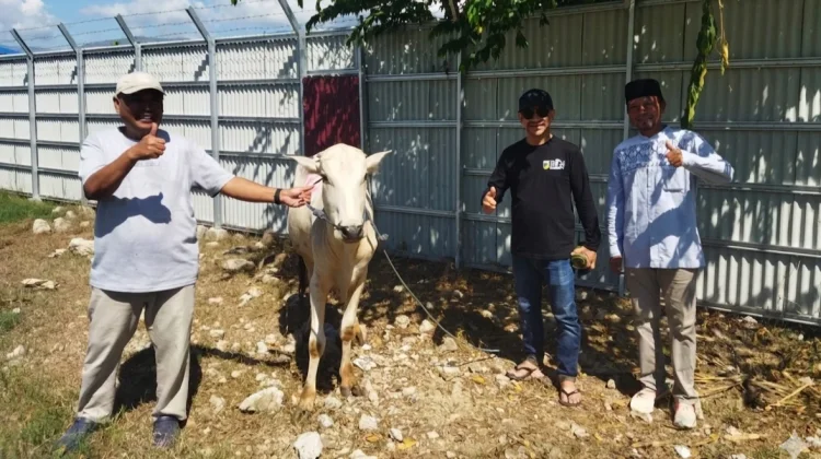 DLH Sulteng Sembelih Belasan Hewan Kurban, Sasar Petugas Sampah dan Kaum Duafa