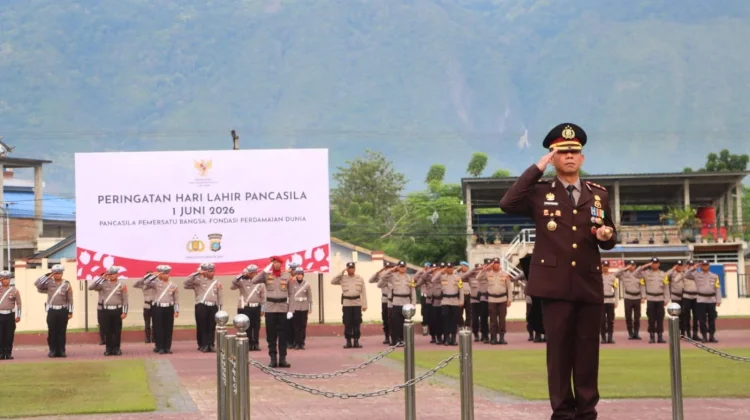 Hari Lahir Pancasila, Polres Sigi Teguhkan Nilai Persatuan dan Kedamaian