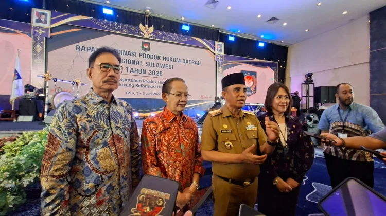 Gubernur Sulteng Dukung Evaluasi Kepatuhan Produk Hukum Daerah Kemendagri