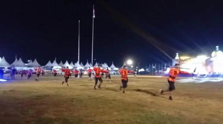 Tarian Kolosal Pembukaan MTQ Sulteng Libatkan 100 Penari