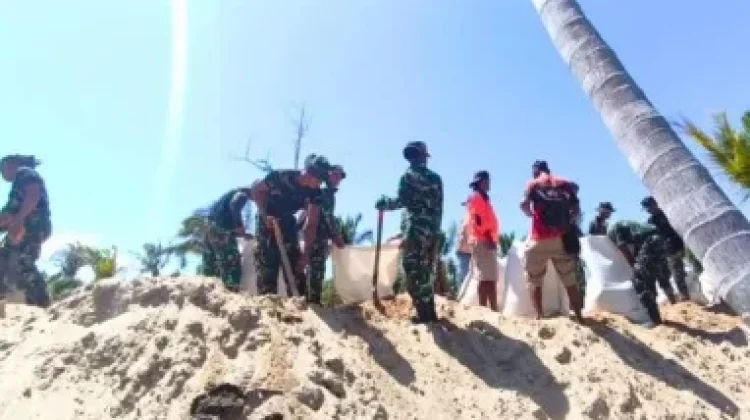 Cegah Banjir Susulan, Tanggul Sungai Moutong Utara Diperkuat