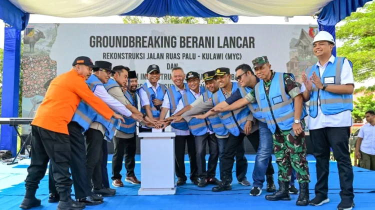 Percepat Pembangunan, Pemprov Sulteng Mulai Groundbreaking Berani Lancar