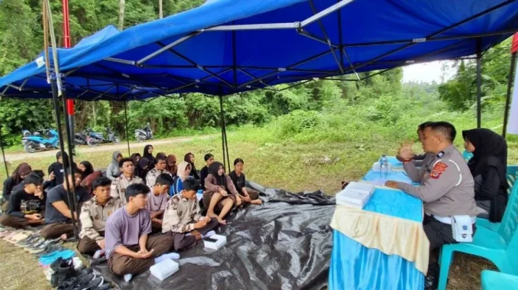 Satlantas Polres Banggai Sosialisasi Tertib Berlalulintas