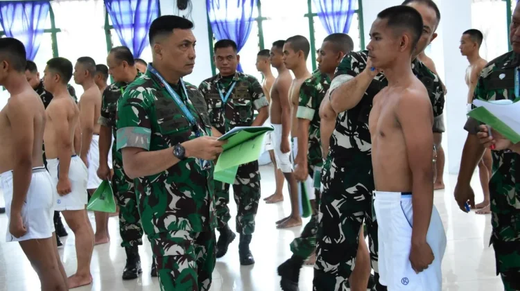 Pangdam XXIII/Palaka Wira Pastikan Seleksi Caba PK TNI AD Objektif dan Transparan