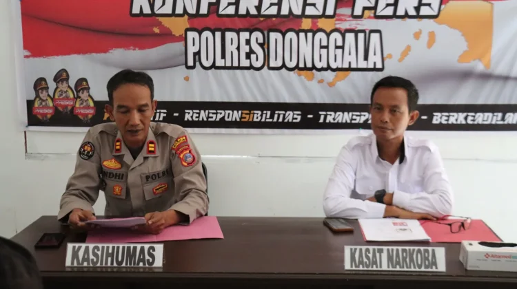 Polisi Ringkus Pengedar Sabu di Rio Pakava Donggala, 10 Paket Berhasil Diamankan