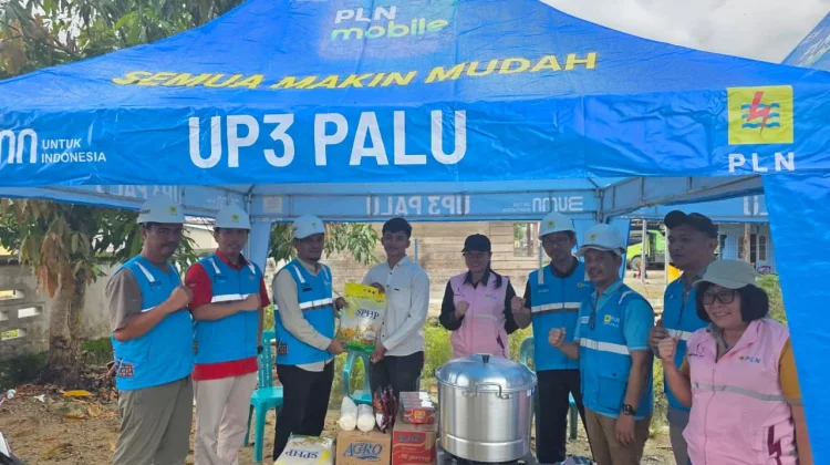 PLN UP3 Palu Gerak Cepat Pulihkan Jaringan Listrik di Sigi Terdampak Gempa Bumi