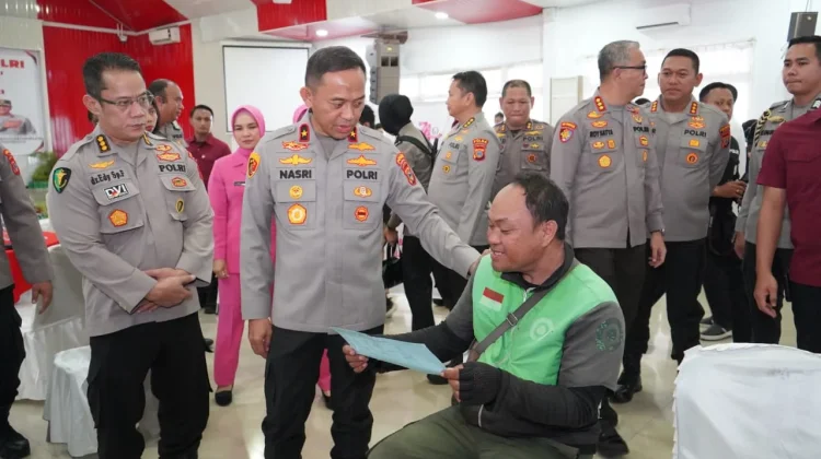 Ratusan Personel TNI-Polri, Ojol, dan Masyarakat Ikuti Donor Darah Hari Bhayangkara