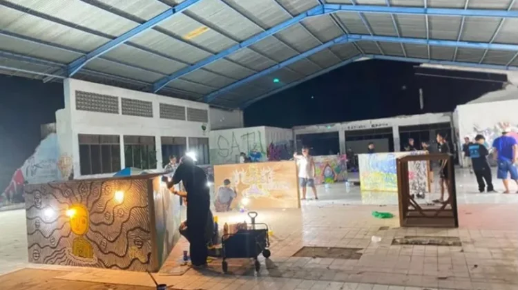 Situs Megalitikum Sulteng Hidup Kembali lewat Seni Mural Modern