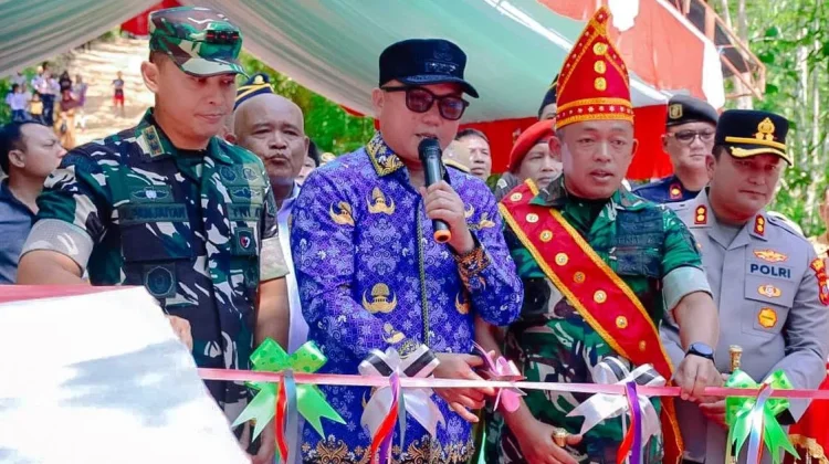 Resmikan Jembatan Garuda, Danrem 132/Tadulako Buka Keterisolasian Morowali Utara