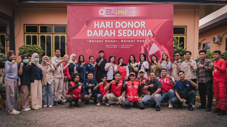 Donor Darah IMIP Lampaui Target, Terkumpul 136 Kantong untuk Masyarakat Morowali