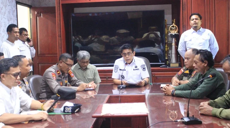Bupati Hentikan sementara Aktivitas Tambang di Air Panas, Data Kerusakan Didata