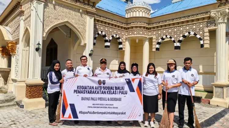 Bapas Kelas I Palu Peduli Korban Gempa, Salurkan Sembako ke Kabupaten Sigi