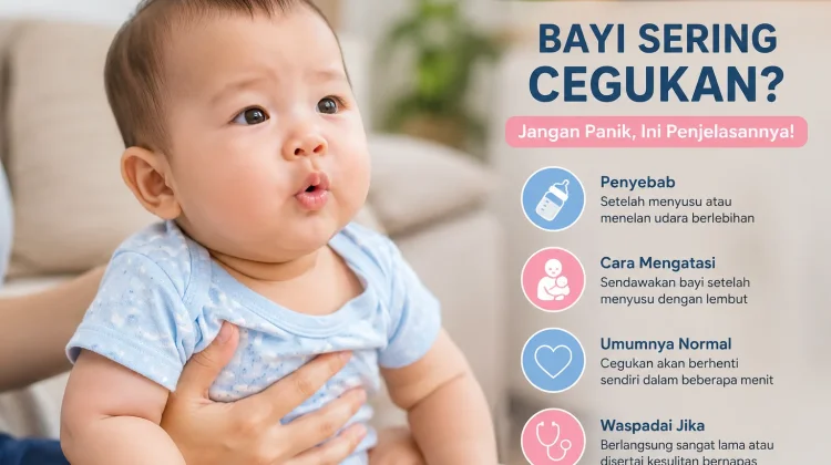 Penyebab Bayi Sering Cegukan dan Cara Mengatasinya