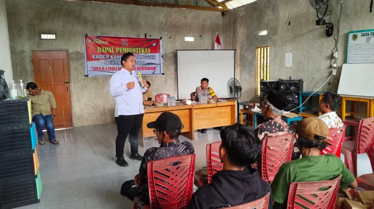 Polres Parimo Gandeng Warga Lobu Mandiri Bentuk Kampung Bebas Narkoba