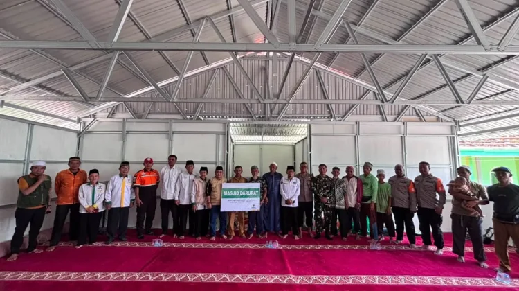 BAZNAS Sulteng Resmikan Masjid Darurat untuk Penyintas Gempa di Sigi