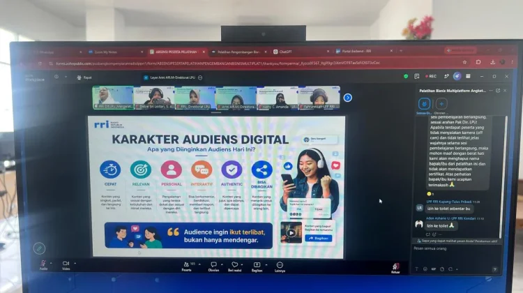 PPPK RRI Palu Ikuti Pelatihan Bisnis Multiplatform