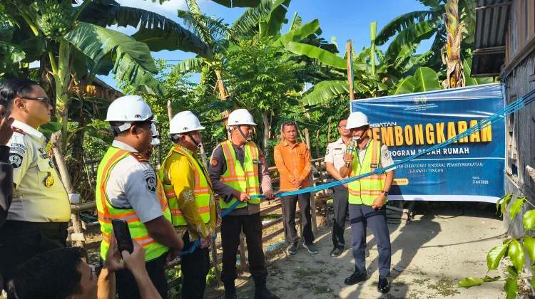 LPKA Palu Dukung Program Bedah Rumah Eks Warga Binaan