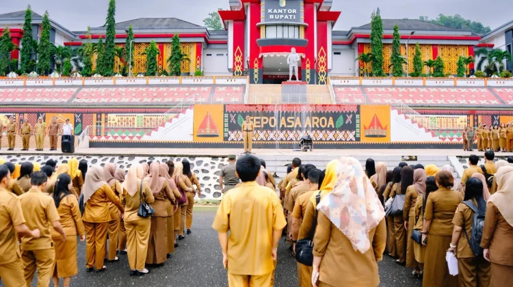 Gerakan Indonesia ASRI, Asisten II Morut Instruksikan ASN Jadi Pelopor Kebersihan