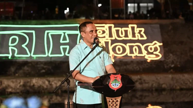 Meriahkan HUT ke-66 Banggai, Drone Show Terangi Langit Teluk Lalong