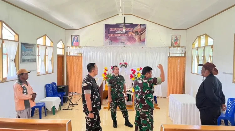 Rehabilitasi Gereja Masuk Sasaran Program Serbuan Teritorial TNI di Poso