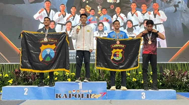 Personel Polda Sulteng Raih Prestasi di Kejurnas Taekwondo Kapolri Cup VII