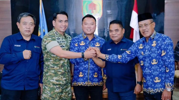 Bupati Morut Sambut Dandim Baru, Bahas Peluang Kerja Sama Sektor Pangan