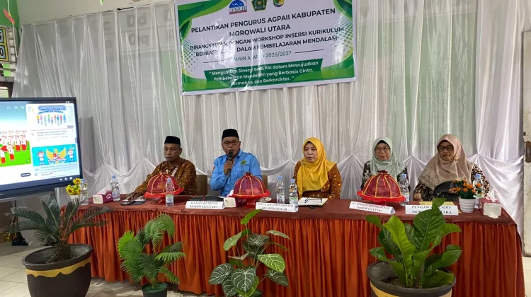 Pengurus AGPAII Morut Dilantik, Perkuat Kompetensi Guru PAI Berkarakter