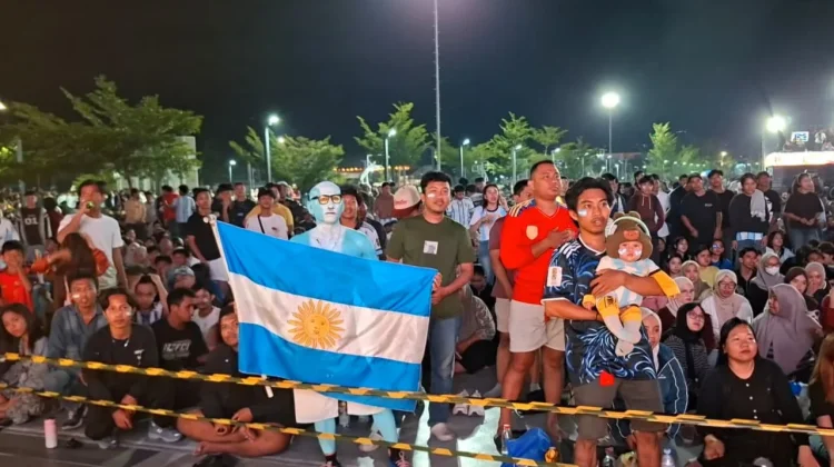 Nobar Final Piala Dunia Pemkot Palu Sukses, Spanyol Juara Warga Terhibur