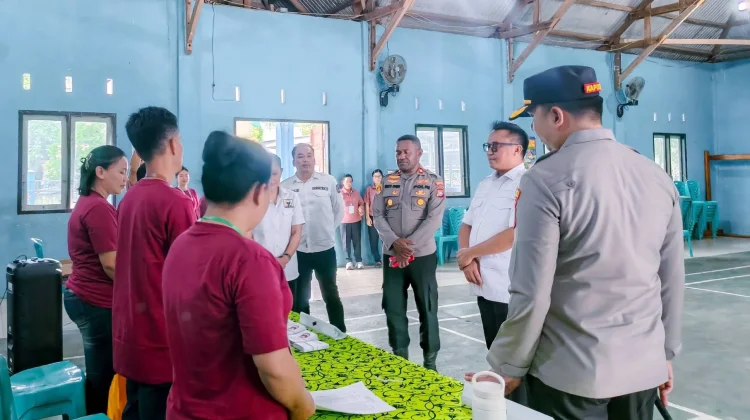Amankan Pilkades Serentak di 54 Desa, Polres Morowali Utara Terjunkan 500 Personel