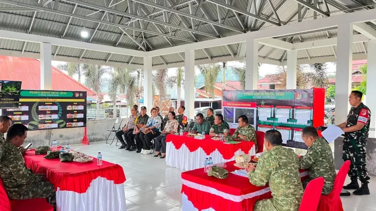 Tim Wasev Ster TNI Tinjau Program Serbuan Teritorial Kodim 1307/Poso