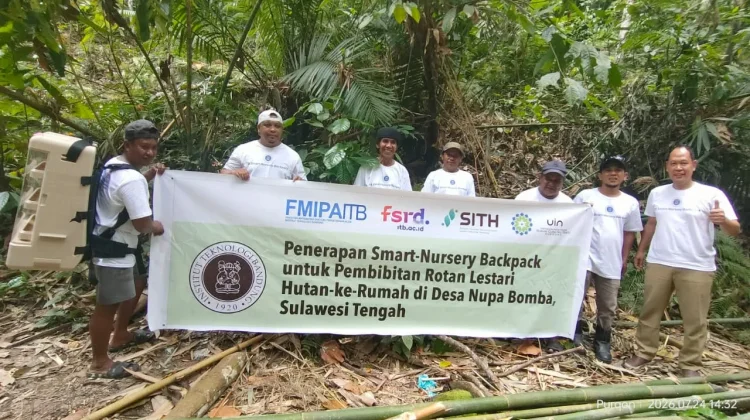 Perkuat Regenerasi Bibit Rotan, ITB Kenalkan Smart-Nursery Backpack di Donggala