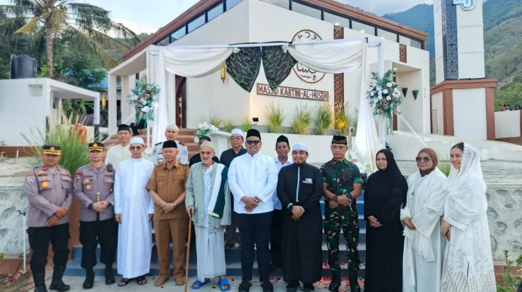 Wakaf Keluarga Menkum, Masjid Kartini Al-Husein Resmi Berdiri di Sigi