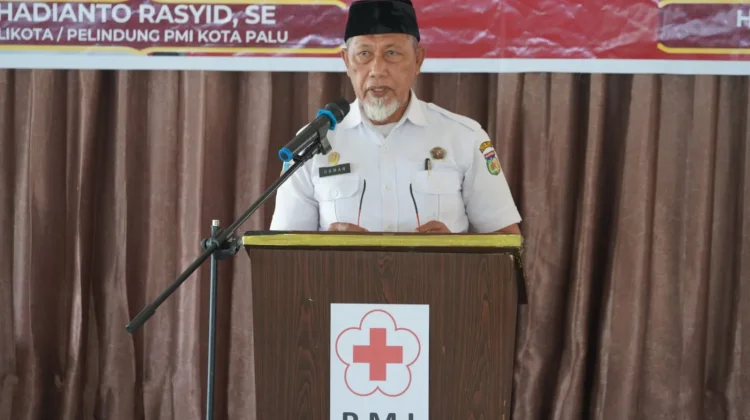 Pemkot Palu Dorong PMI Perkuat Layanan Kemanusiaan