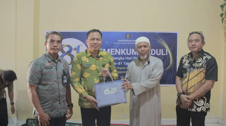 Peringati Hari Pengayoman ke-81, Kemenkum Sulteng Salurkan Bantuan ke Panti Asuhan