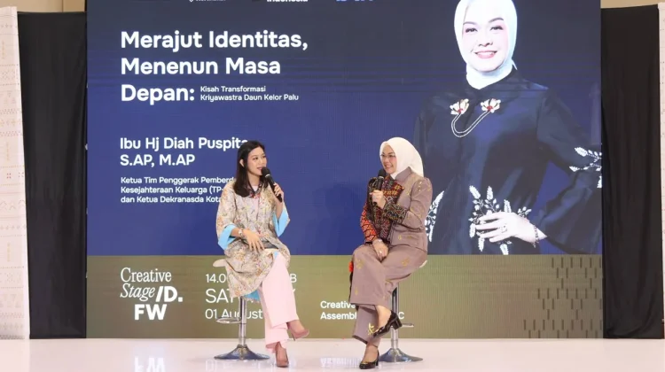 Ketua TP-PKK Palu Promosikan Kriyawastra Daun Kelor di BTN Indonesia Fashion Week