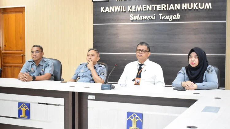 LHP BPK Diserahkan, Kanwil Kemenkum Sulteng Dorong Akuntabilitas Anggaran