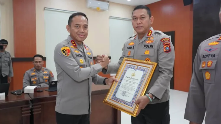 Polresta Palu Raih Penghargaan Predikat Pelayanan Prima 2025